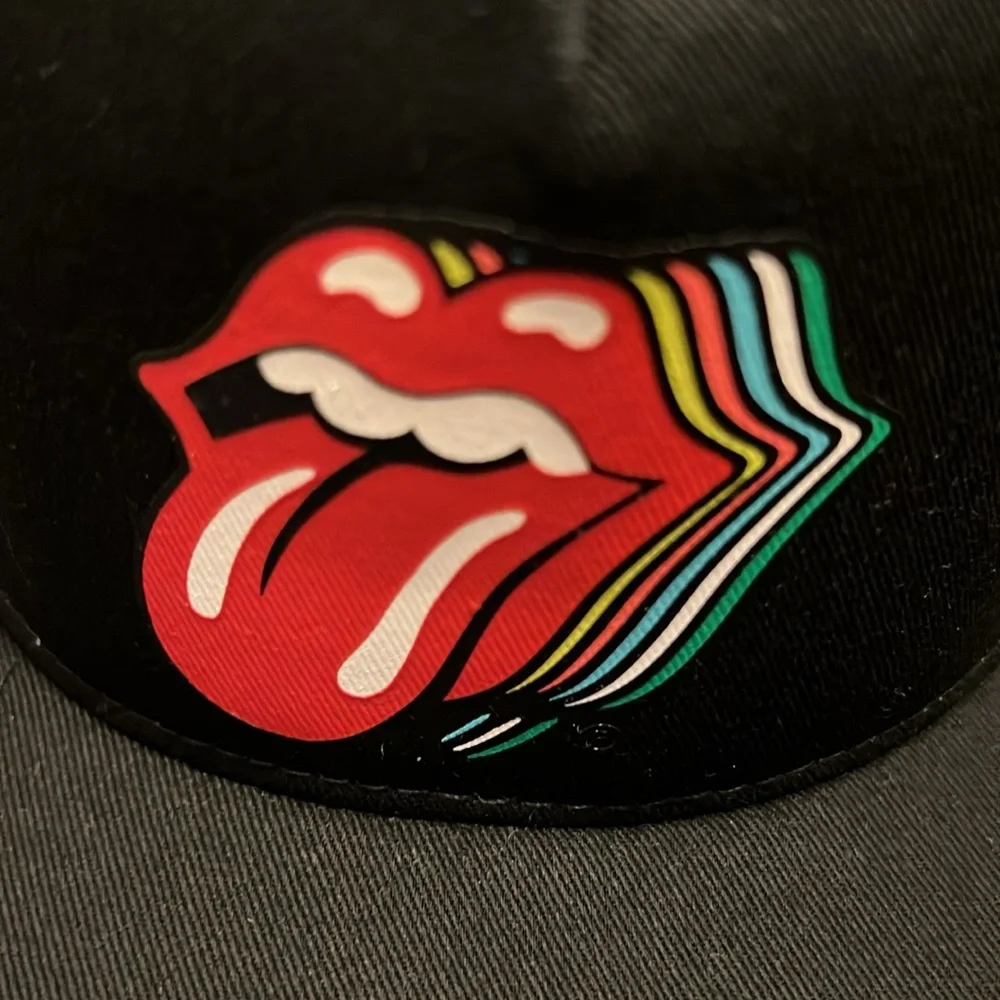 NWT Gender Neutral H and M Rolling Stones Flat Rim Hat!
